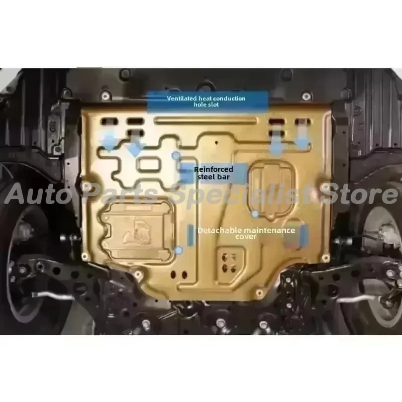 Höhere Qualität Schwarz Unter Motor Schutz Kotflügel Bord Splash Schild Schlamm Kotflügel Platte Panel Für Nissan Trazo 2011-2021