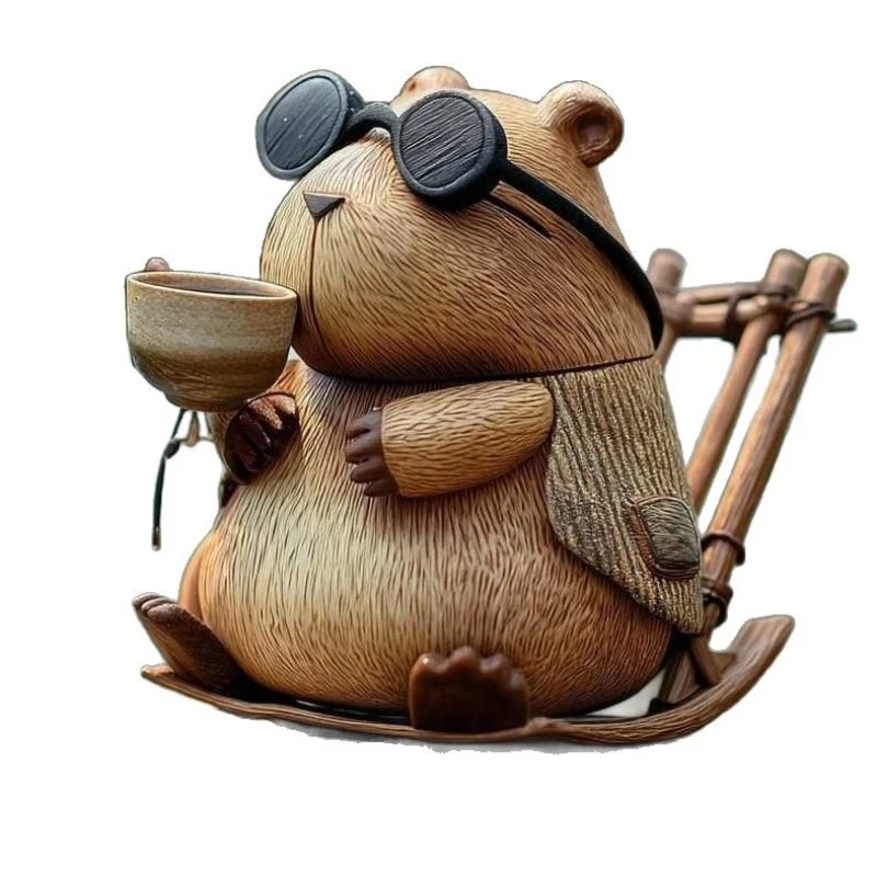 For Creative Hand-painted Workstation Decoration Gifts, Resin Desktop Ornaments, High-end Niche