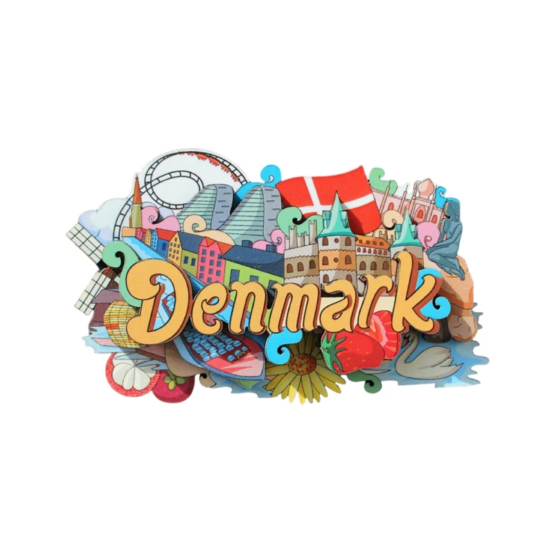 3D مجسمة الخشب مغناطيس الثلاجة شيكاغو أمريكا هاواي لاس فيغاس كاليفورنيا تايلاند كندا روسيا الدنمارك مغناطيس الثلاجة