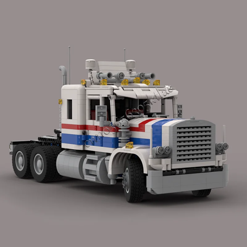 2638 PCS MOC City Engineering Heavy Truck Headr Model Technology Building Blocks Creative Children Toys Surprise Birthday Gifts