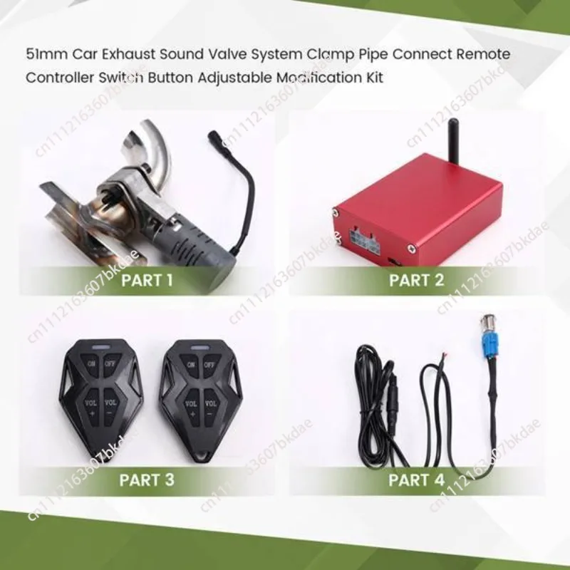 

Car Exhaust Pipe Modification Sports Car Sound Universal Electric Remote Control Variable Electric Control Exhaust Valve