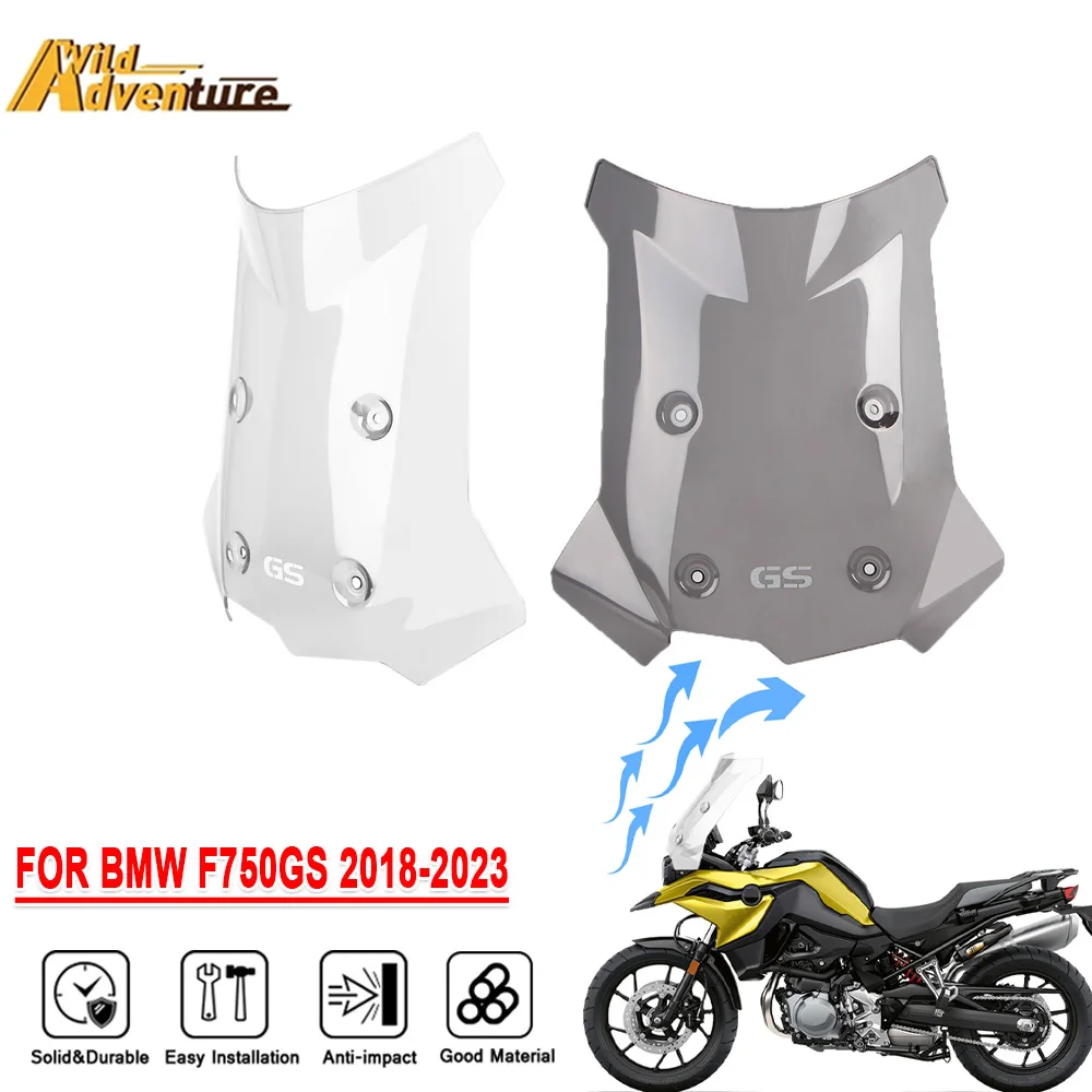 

For BMW F750GS F750 GS F 750 GS Motorcycle Accessories Sport Touring Windscreen Deflector Windshield Visor 2018-2021 2022 2023