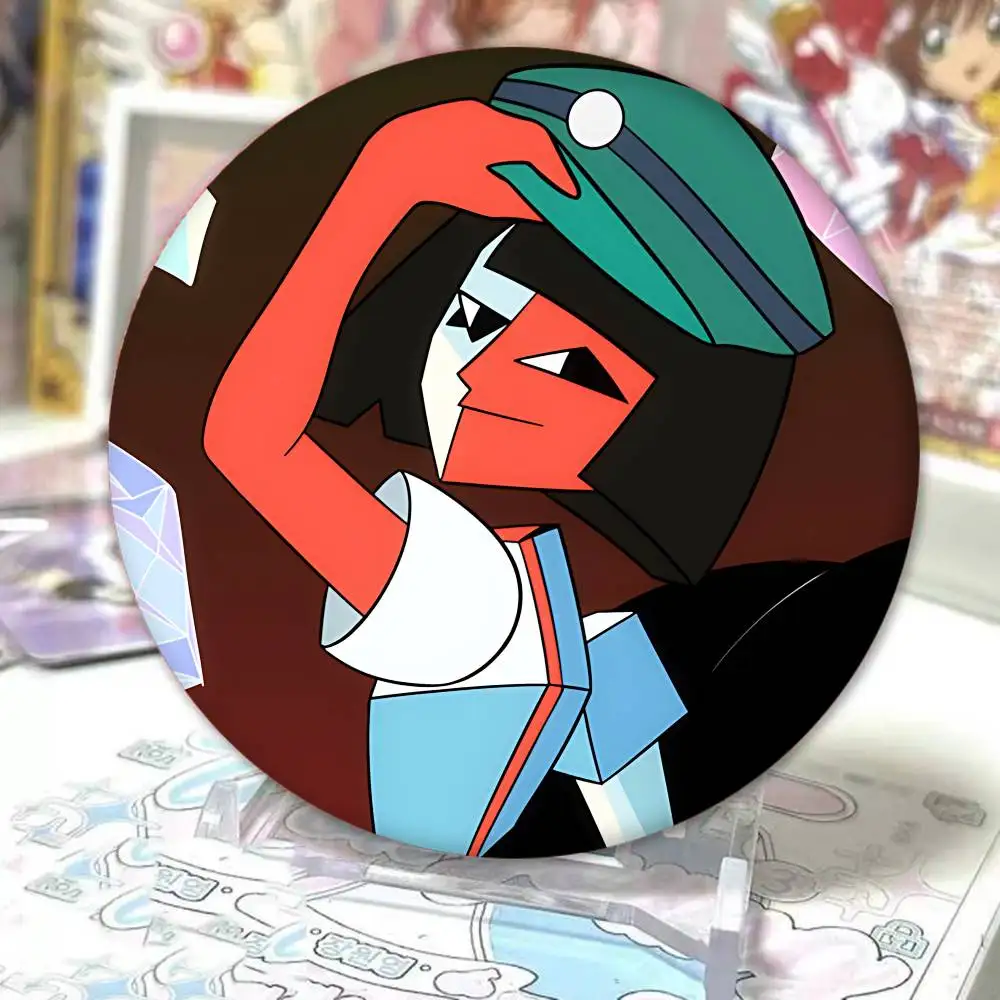 ENA D-Dream شارات للشواء الإبداعية صفيح لينة زر دبابيس الحيوان أيقونة بروش التلبيب على ظهره شارة الملحقات دبوس