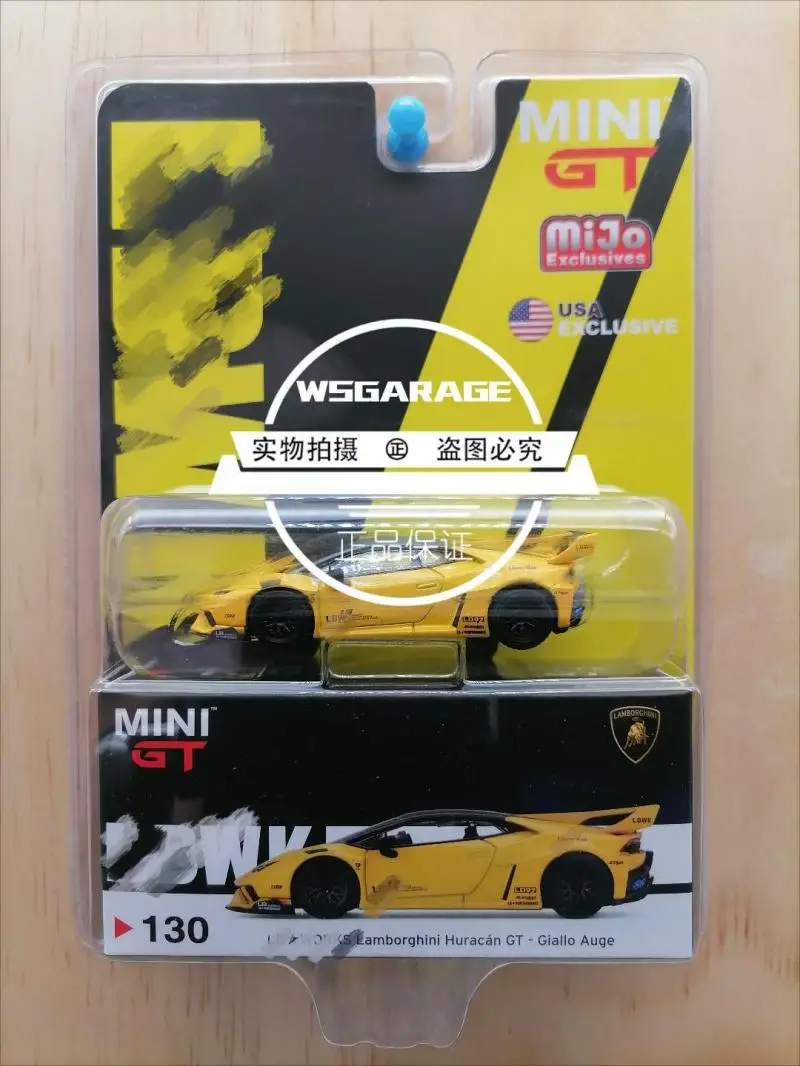 Mini GT 1:64 Huracan evo Aventador Urus lp610 Collection of die-cast alloy car model ornaments