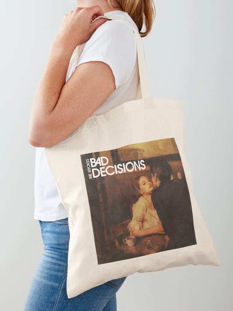 

Bad Decisions Strokes Tote Bag Women's shopper university shopper bag custom fabric bag bags for women