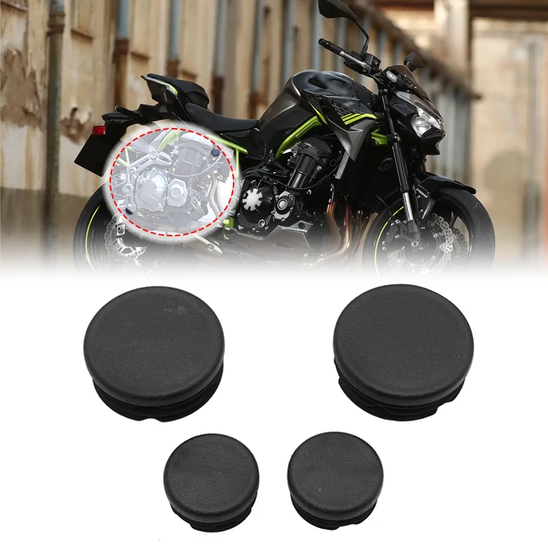 Capuchons d\'extrémité de cadre de moto, couvercle de trou de cadre, bouchons décoratifs, accessoires pour Kawasaki Z 900, Z900, 2017-2022, 2021, 2020