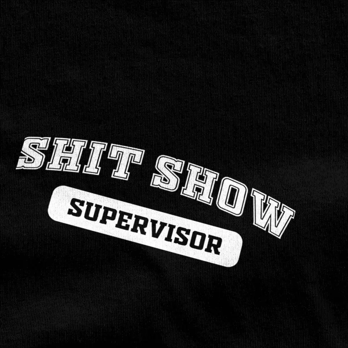 Couple T Shirt Shits Show Supervisor T Shirts Trendy Cool Summer Tee Shirt Vintage Pattern 100 Cotton Clothes Gift Idea