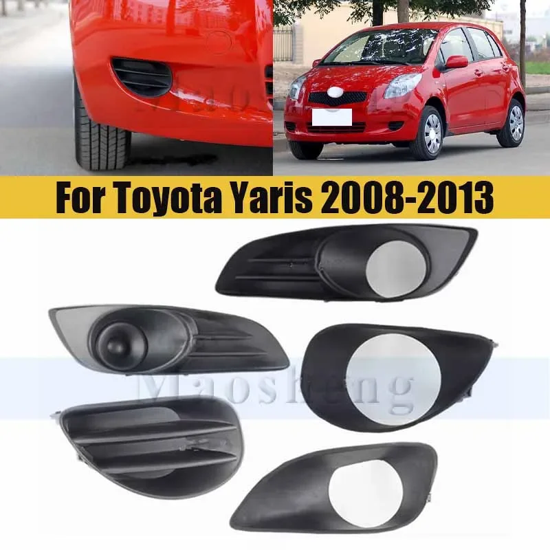 

Front Bumper Fog Light Frame Cover For Toyota Yaris 2008-2013 Front Fog Lamp Frame Foglight Frame