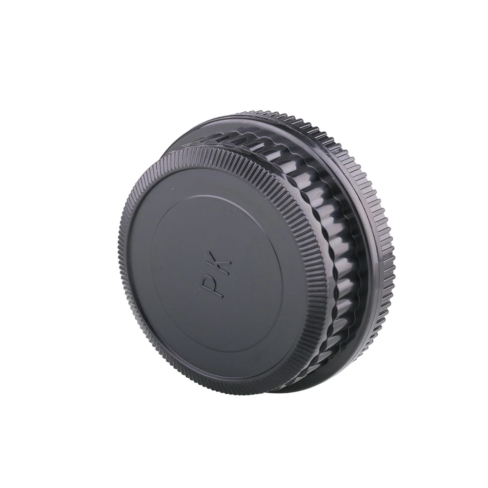 For Pentax K mount Lens Rear Cap / Camera Body Cap Plastic Black Lens Cap Cover Set PK for Pentax K1 K5 K10 K20 etc.