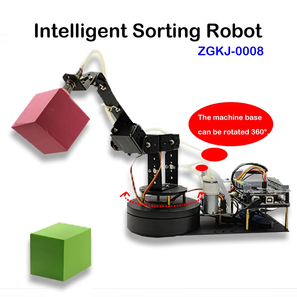 STEM-Jouets éducatifs, grue mécanique griffe bras robotique kits électroniques kits robotiques pour l'éducation