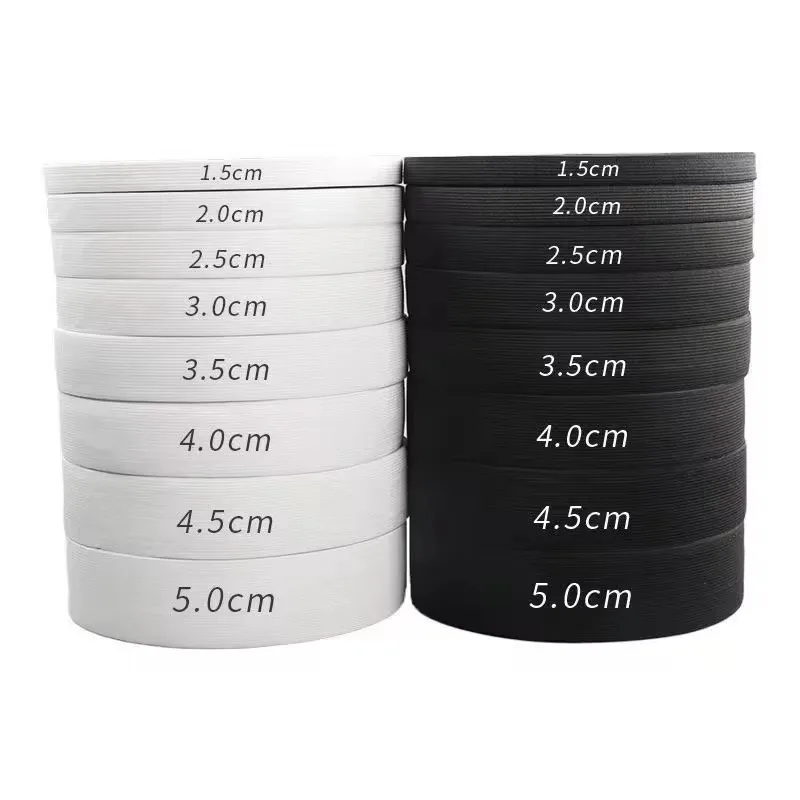 

5 Meters Elastic Rubber Band For Sewing Garment Accessories DIY Sewing Fabric Width 10-50MM