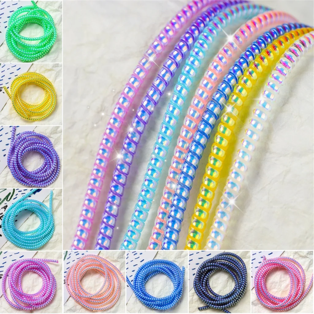 

【Fast Ship】140CM/55 Inches Wire Cord Cable Protector Gradient Spiral Cable Winder For Charging Cable/Earphone Cord