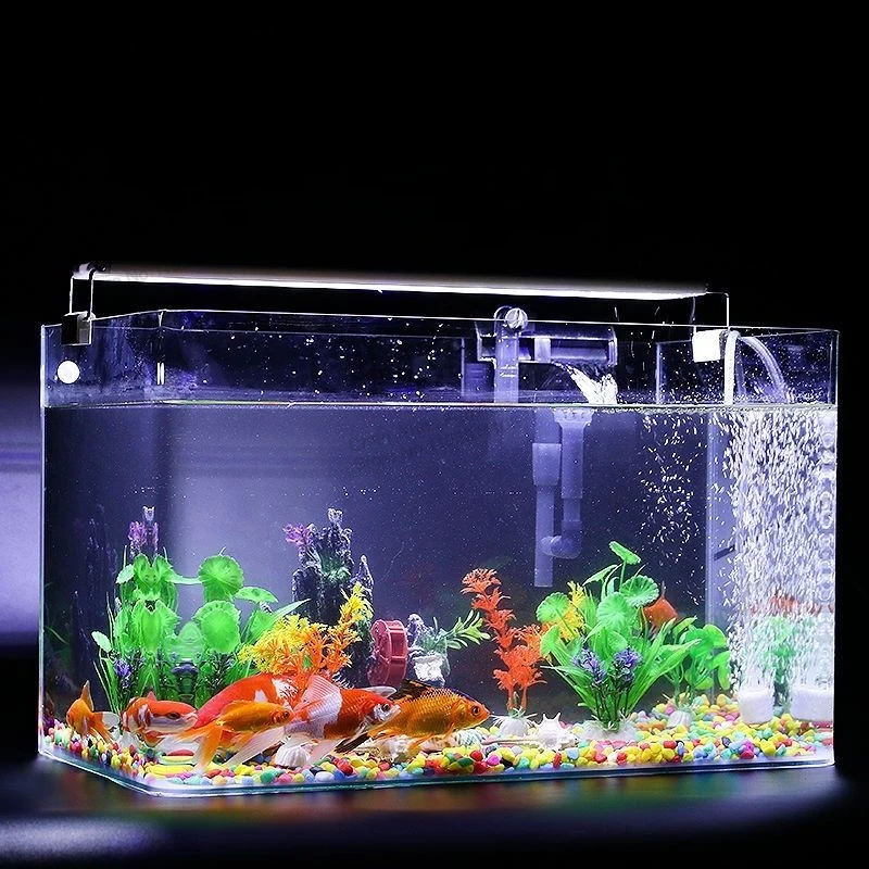 Glass Decoration Fish Tank Landscaping Filtration Aquatic Pet Supplies Corporation Fish Tank Nordic Loop Aquarium Pour Aquarium