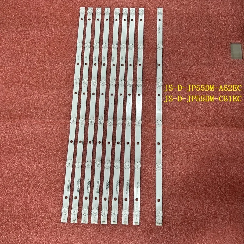 LED backlight Strip((9)For BBK 55LEX-8158/UTS2 AKTV AKTV5534 55UHDT2SMH JS-D-JP55DM-A62EC C61EC 55DM1000 600MA-2BIN 300MA-ABIN