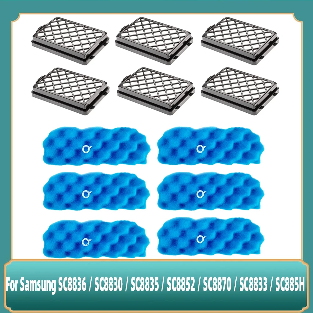 Compatible For Samsung SC8836 / SC8830 / SC8835 / SC8852 / SC8870 / SC8833 / SC885H Vacuum Cleaner Hepa Filters Accessories Part