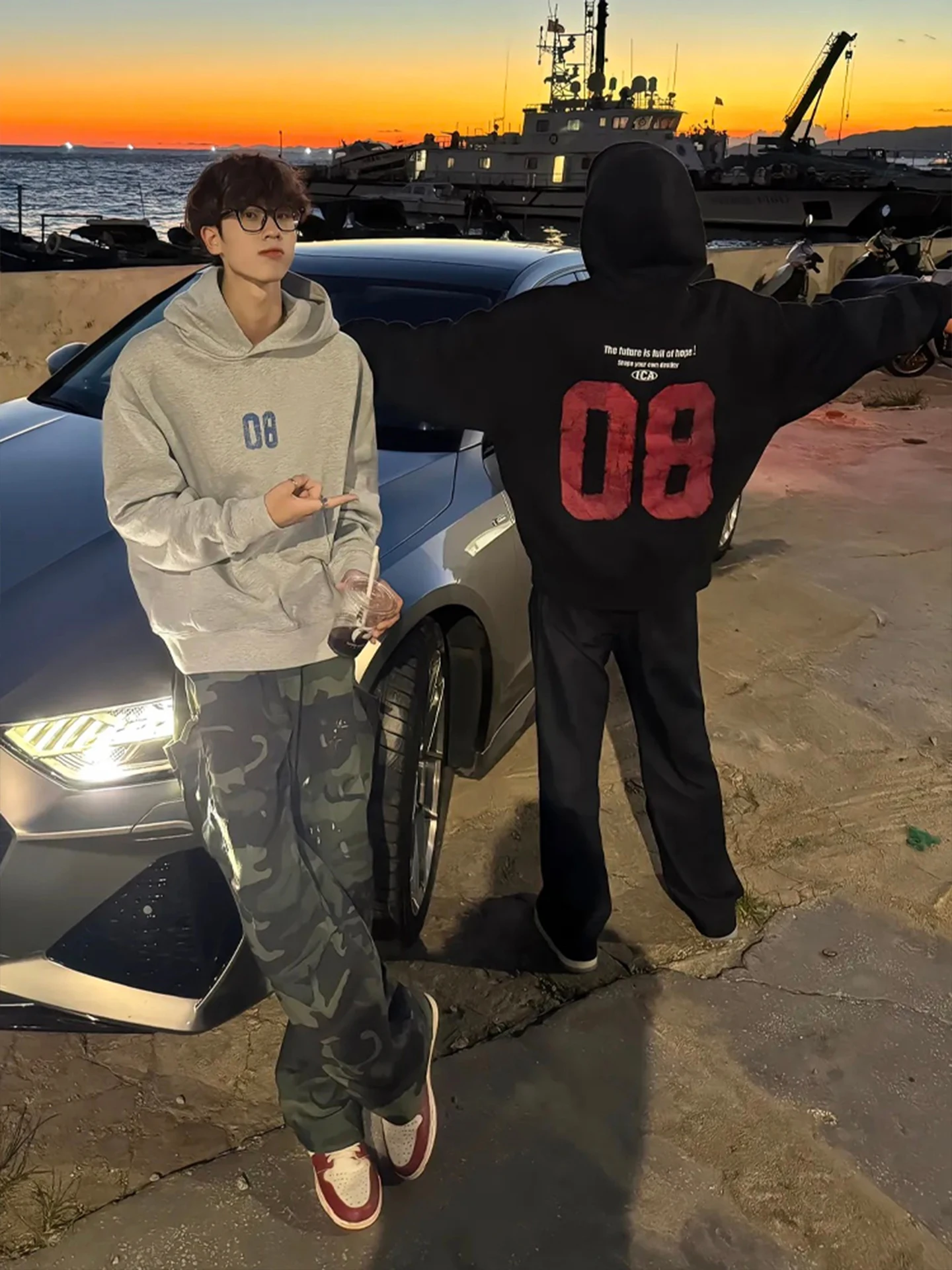 

Мужская осенняя толстовка American High Street 08 ey с капюшоном, с буквенным принтом, плотная, износостойкая, модный брендовый худи-свитшот.