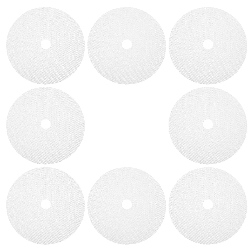 

8 Pcs Round Dryer Pad Food Fruit Dehydrator Liner Accessories Silicone Pads for Mat Mats Jerky