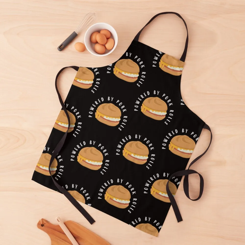 

New Jersey Foodie Powered By Pork Rolls product Apron Things For The Kitchen Women's Dresses