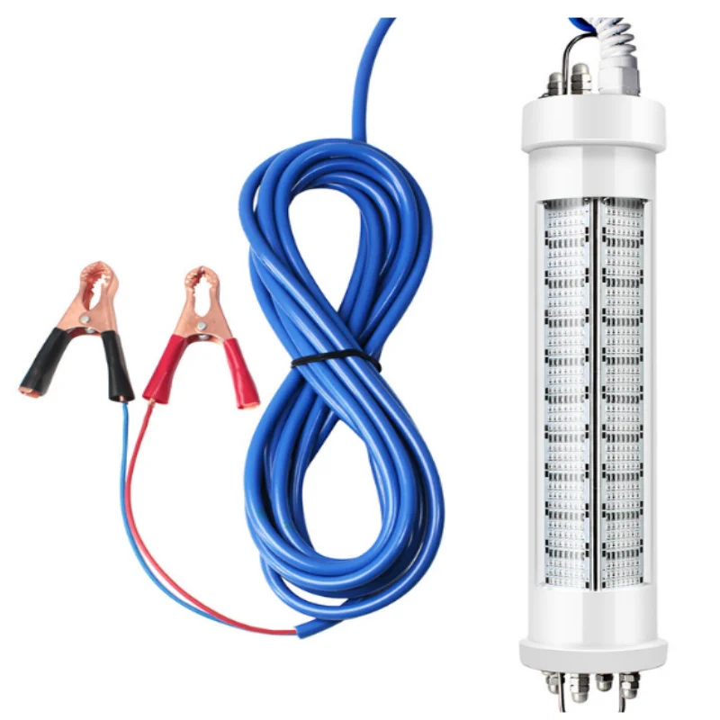 

ISURE MARINE 12V 140W Underwater Lure Light LED Night Fishing Light Fishing Light Underwater Fishing Light White/Yellow/Green