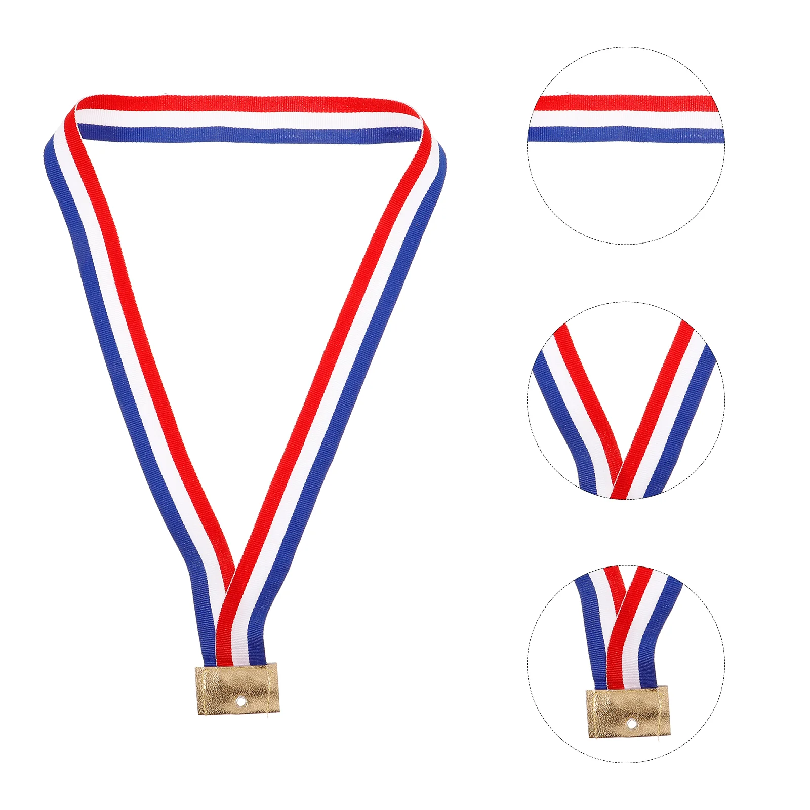 25 Pcs Medal Lanyard Sport Party Ribbon Straps Award Ribbons Lanyards Stripe Hanging