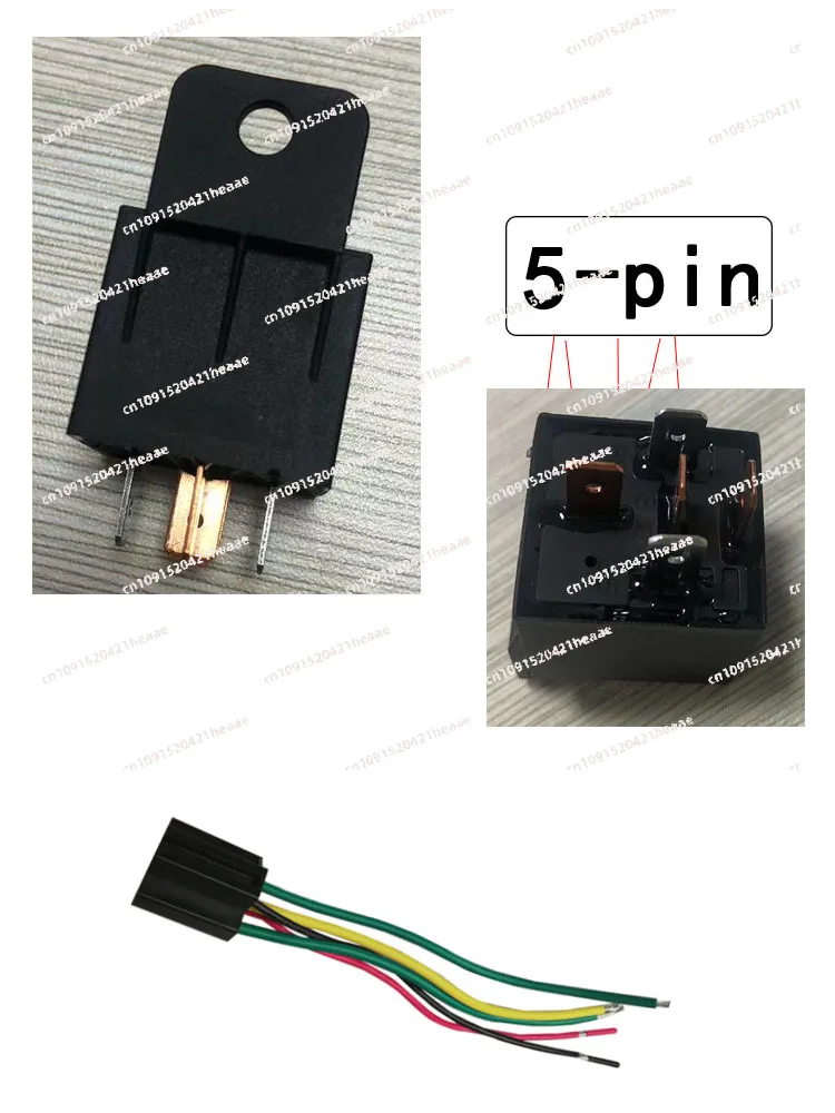 مناسبة لمرحل السيارات JD 2912/5V، 12V، 24V، 48V، 60V، 72V، 84V، 96V عالي الطاقة 4-pin 40A، 80A #4