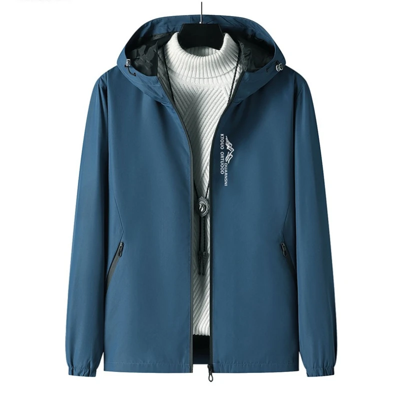 

Spring Autumn Men Jacket Outdoor Windbreaker Man Sportwear Wind Coat Top Waterproof Mountaineering Hiking Jackets Men's Clothing
