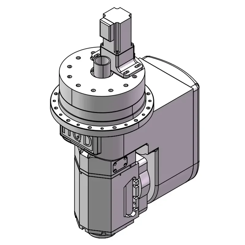 HQD 75 Double Shaft Head Double Rotating Unit AC Head for Numerical Control Machining HQ/AC-D90-75