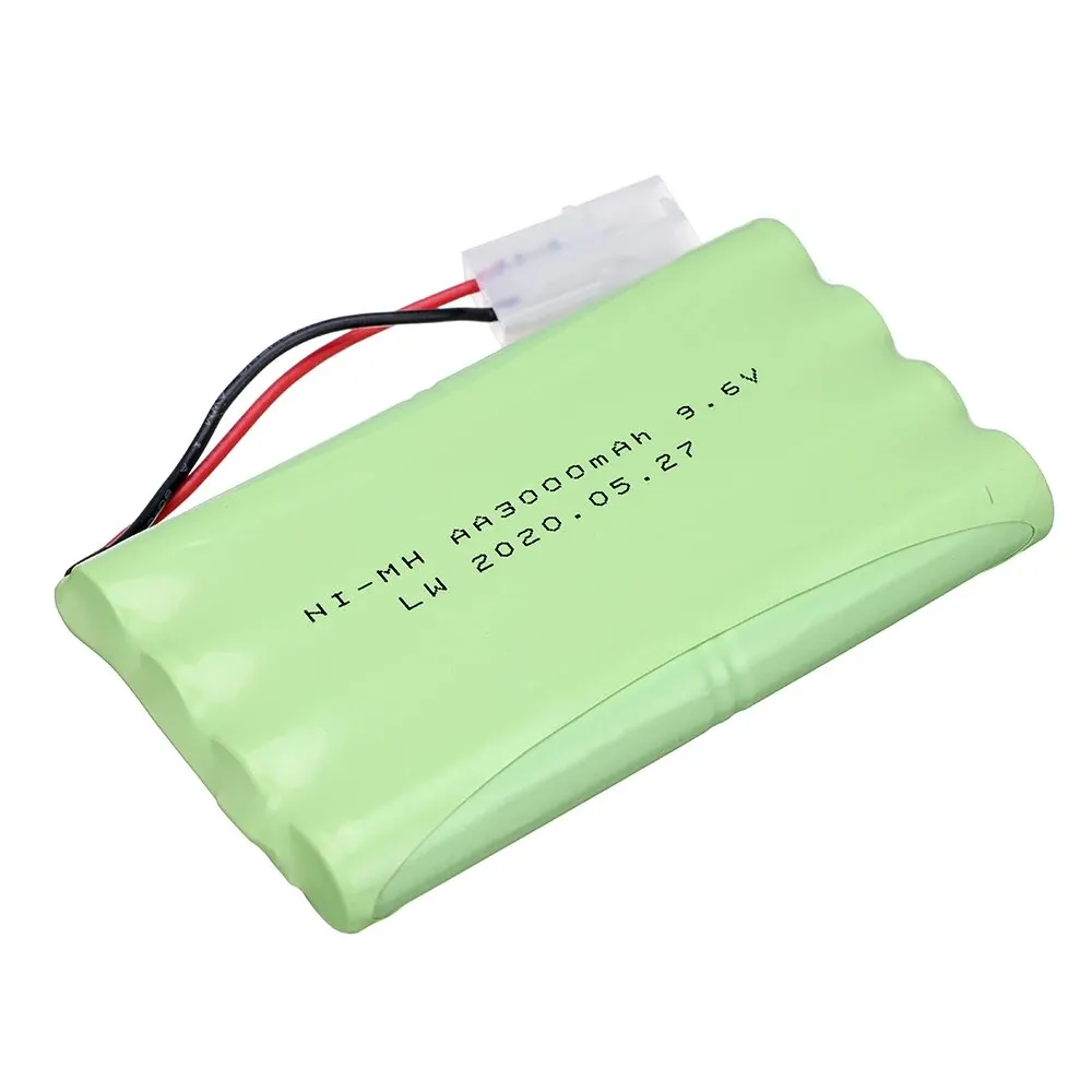 9.6v 3000mah NiMH Battery For Rc toy Car RC Truck RC Tanks RC Trains RC Robot Boat Gun Ni-MH AA 9.6v Rechargeable Battery Pack