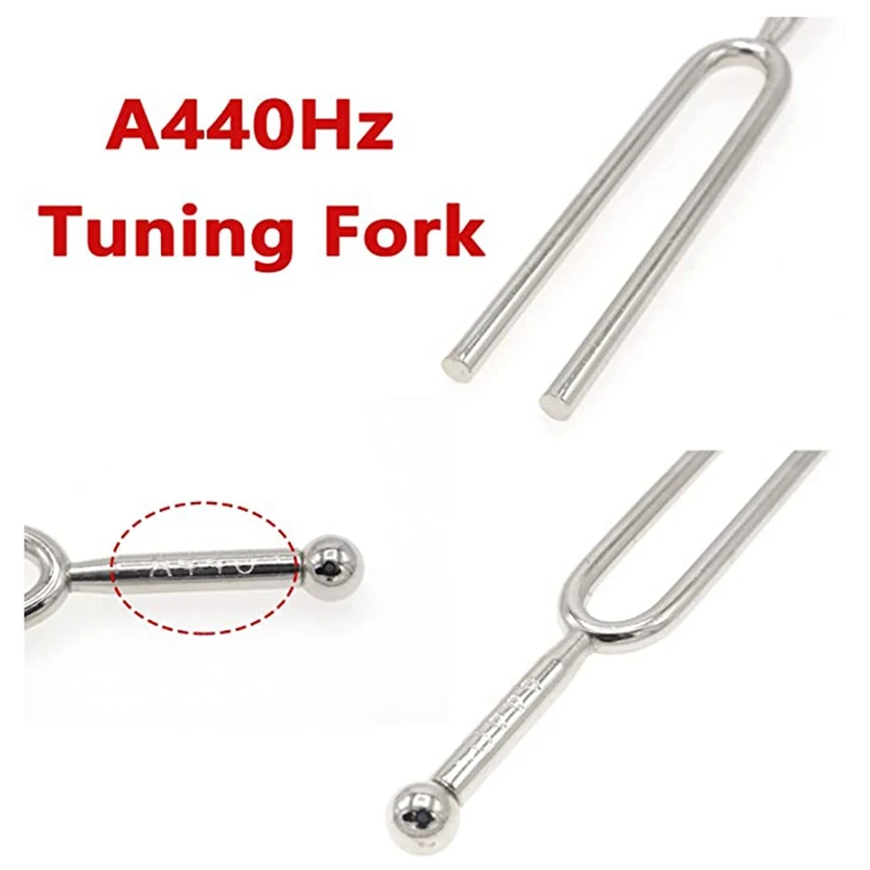 ●440 Hz Tuning Fork, Standard Pitch a Tuning Fork Set for Guitar Violin Tuning, Music Tuning Accessories-ABFB