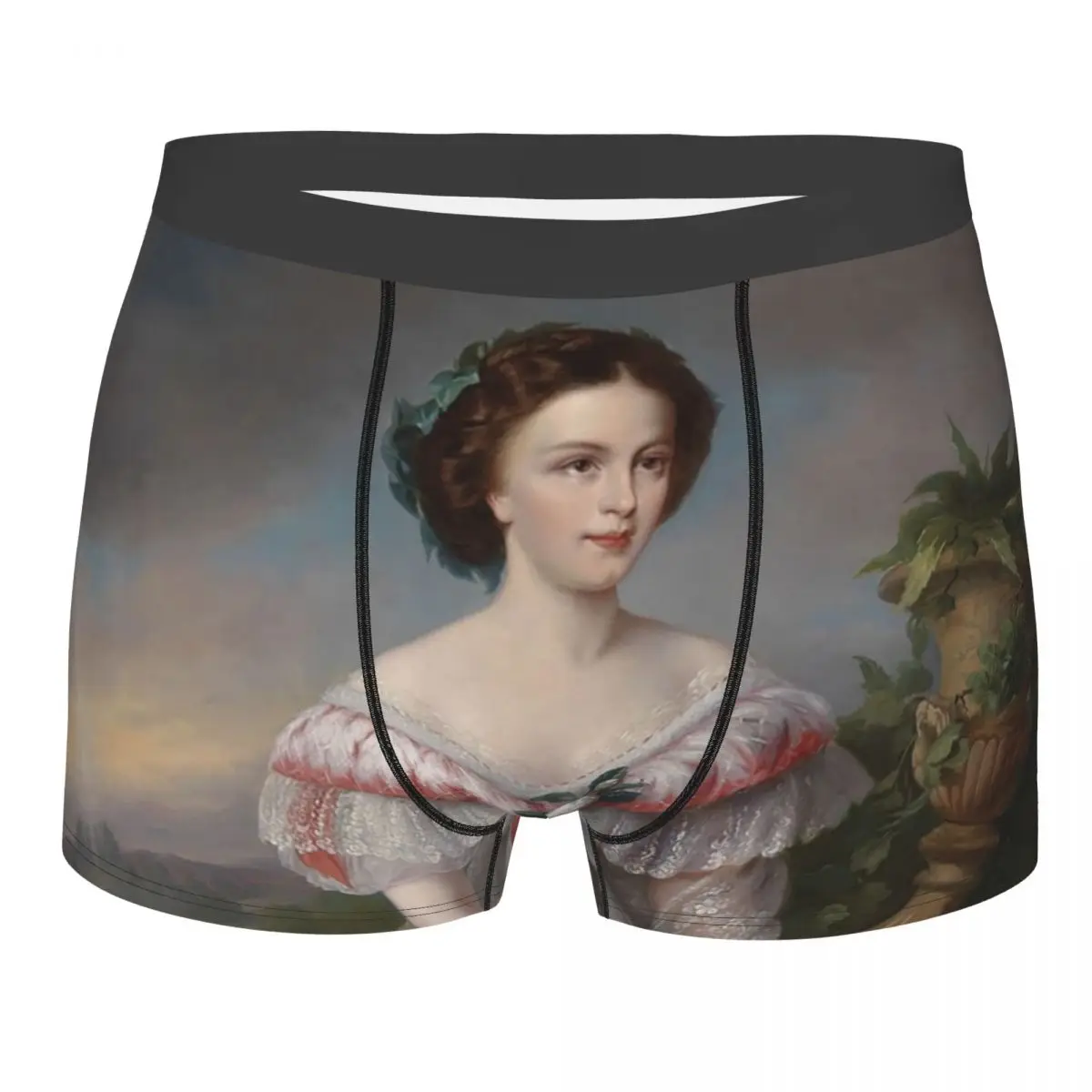 Custom Empress Sisi Elisabeth Of Austria Underwear Men Stretch Boxer Briefs Shorts Panties Soft Sexy Underpants For Homme