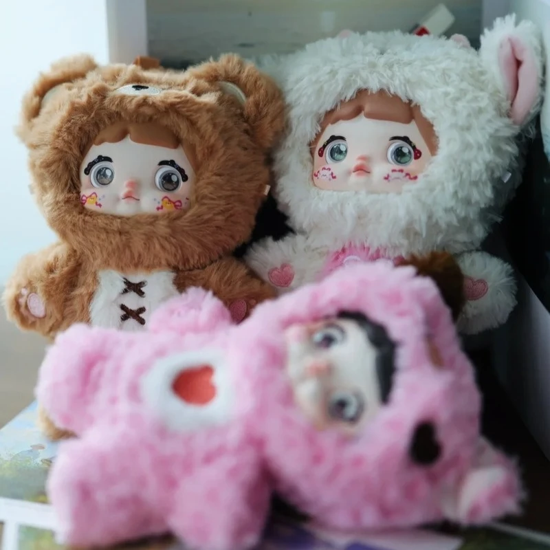 

В наличии, оригинальная Nommi, милая никогда не закрывающая слепая коробка, рюкзак, подвеска, декор, кукла-подруга, кавайная загадочная коробка, изысканные игрушки Gif