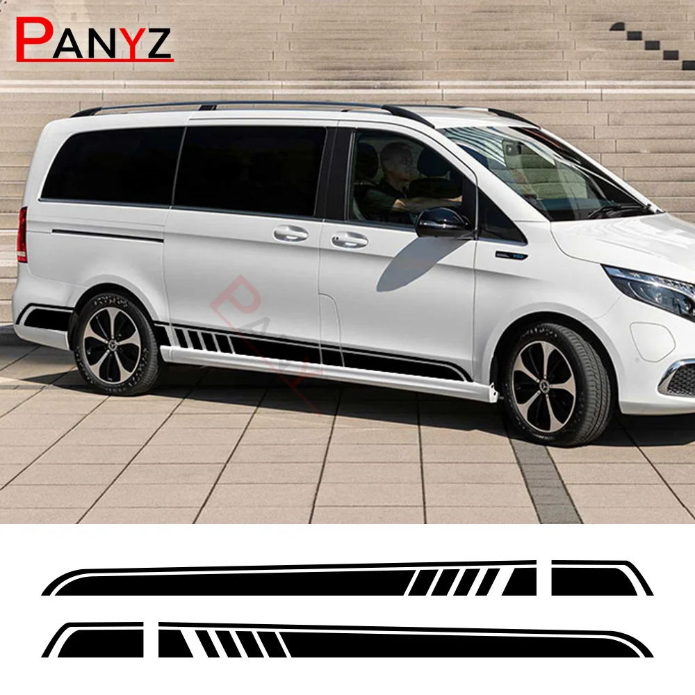 

2PCS Car Stickers For Mercedes Benz Vito V Class Viano W447 V260 W639 W638 Marco Polo Camper Van Tuning Accessories Vinyl Decals