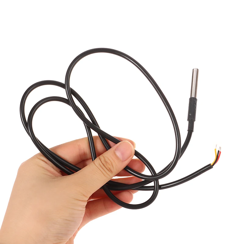 High Quality 1/3m Waterproof DS18B20 Stainless Steel Package 1M 3M 18B20 Wire Thread Temperature Probe Temperature Sensor