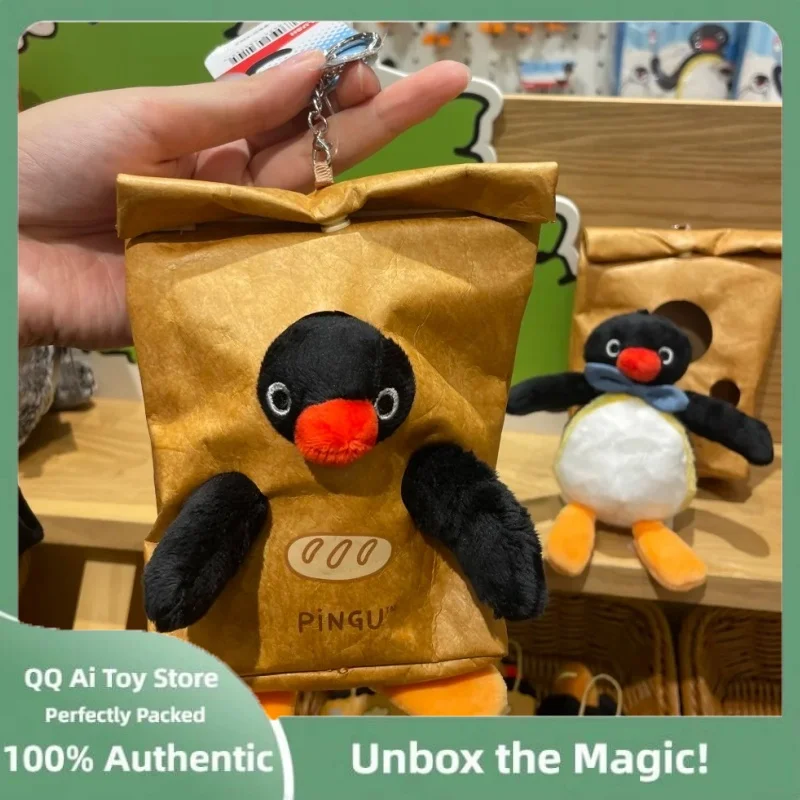 

Серия плюшевых подвесок Hot Pingu - кукла Kawaii Penguin и аксессуары, подарочная упаковка, милый плюшевый орнамент с пингвином, коллекция игрушек