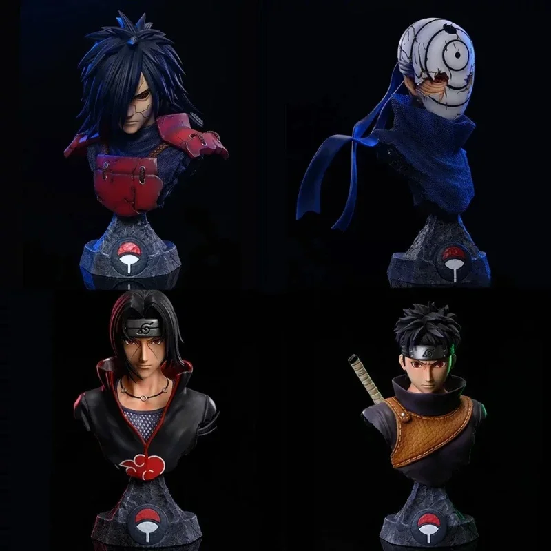 アニメカカシナルトうずまきバストフィギュアマダラオビトモデルうちはサスケフィギュア綱手疾風伝置物 15 センチメートル PVC おもちゃ