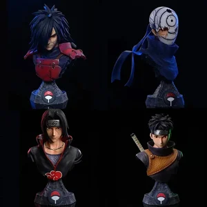 Tokoh Dada Anime Kakashi Naruto Uzumaki Model Madara Obito Tokoh Sasuke Uchiha Patung Tsunade Shippuden Mainan PVC 15cm Mainan PVC 8 angka obito penjualan terbaik - №