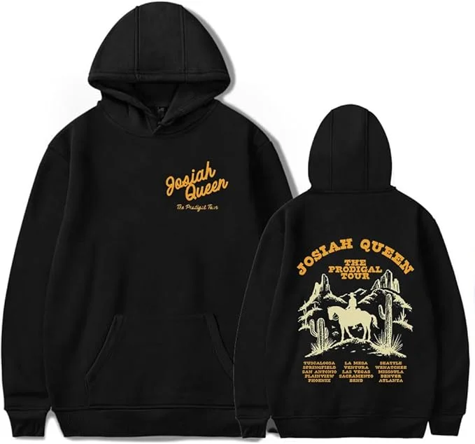 

Josiah Queen The Prodigal Tour толстовки мерч для женщин и мужчин с длинным рукавом модные повседневные толстовки с капюшоном