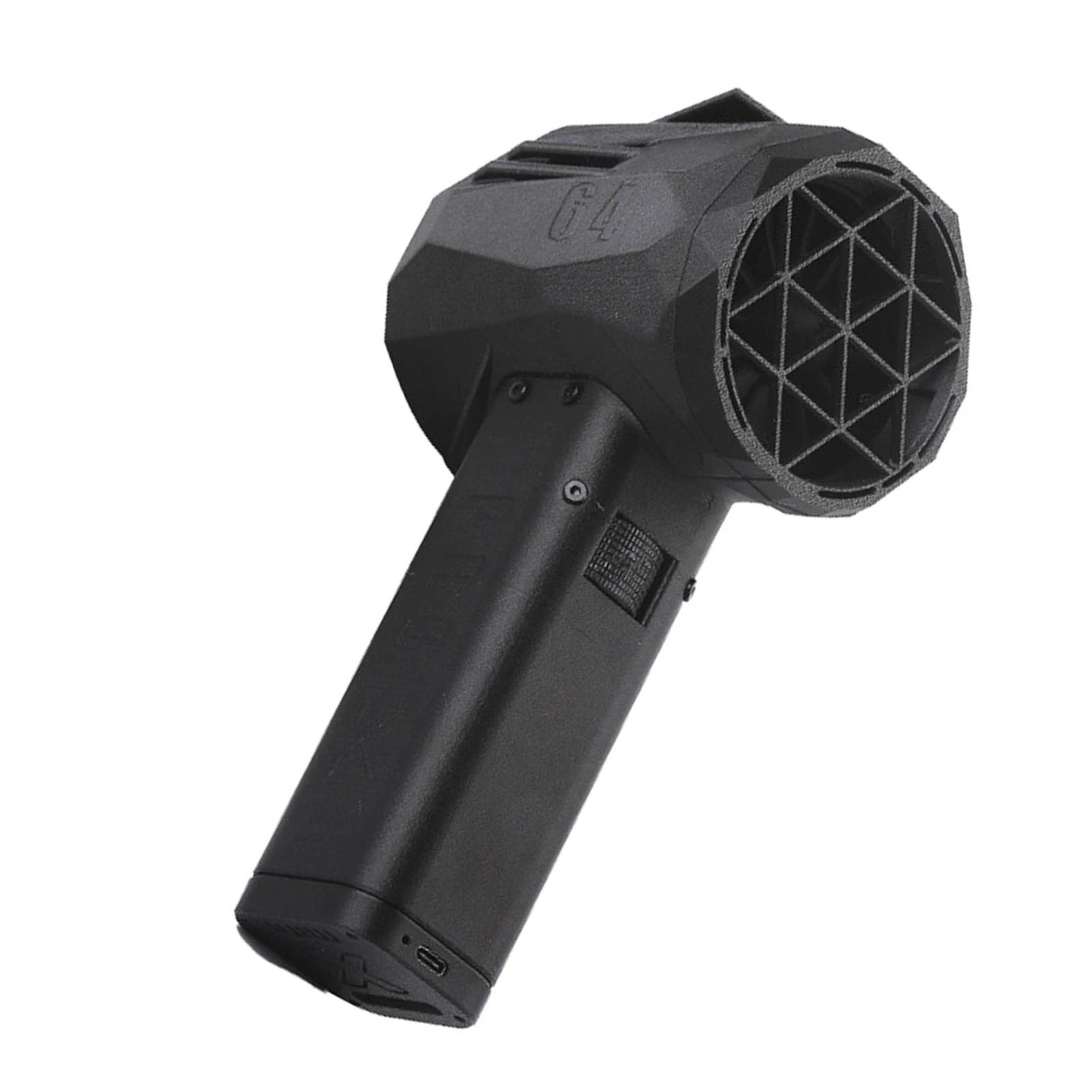 

64mm Brushless Motor Stepless Speed Electric Duster with SOS Ambient Light Turbo Fan Blower 350km/h 1500g Thrust