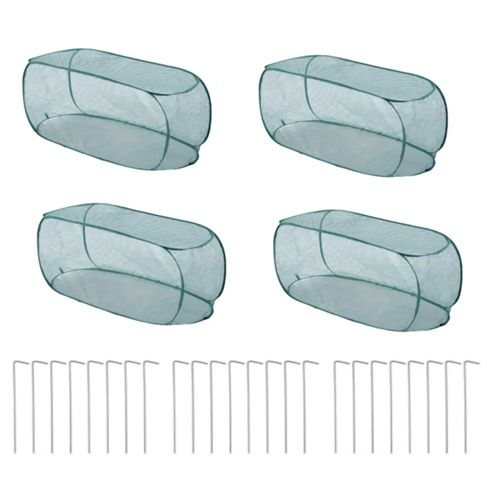 Mesh Garden Row Covers Garden Netting For Plant Protection Foldable Mesh Plant Cage Garden Trellis Netting With Square Mesh