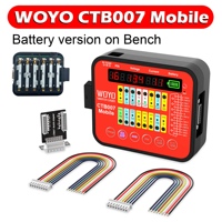 WOYO CTB007 Mobile ECU Circuit Board Testing Tool, Portable mobile version of the battery, CAN Tester Box With 120 Ω switches
