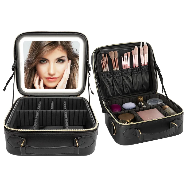 new-small-storage-mirror-with-led-portable-travel-cosmetic-storage-bags-pu-waterproof-travel-makeup-bag-for-wom-outdoor-toiletry