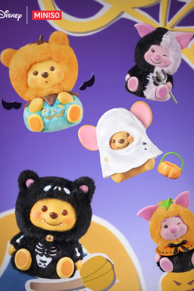 جديد هالوين مخيف ليلة سلسلة بوه الدب صندوق أعمى اليقطين ليلة رائعة أفخم لطيف حلية Kawaii لعبة الهدايا