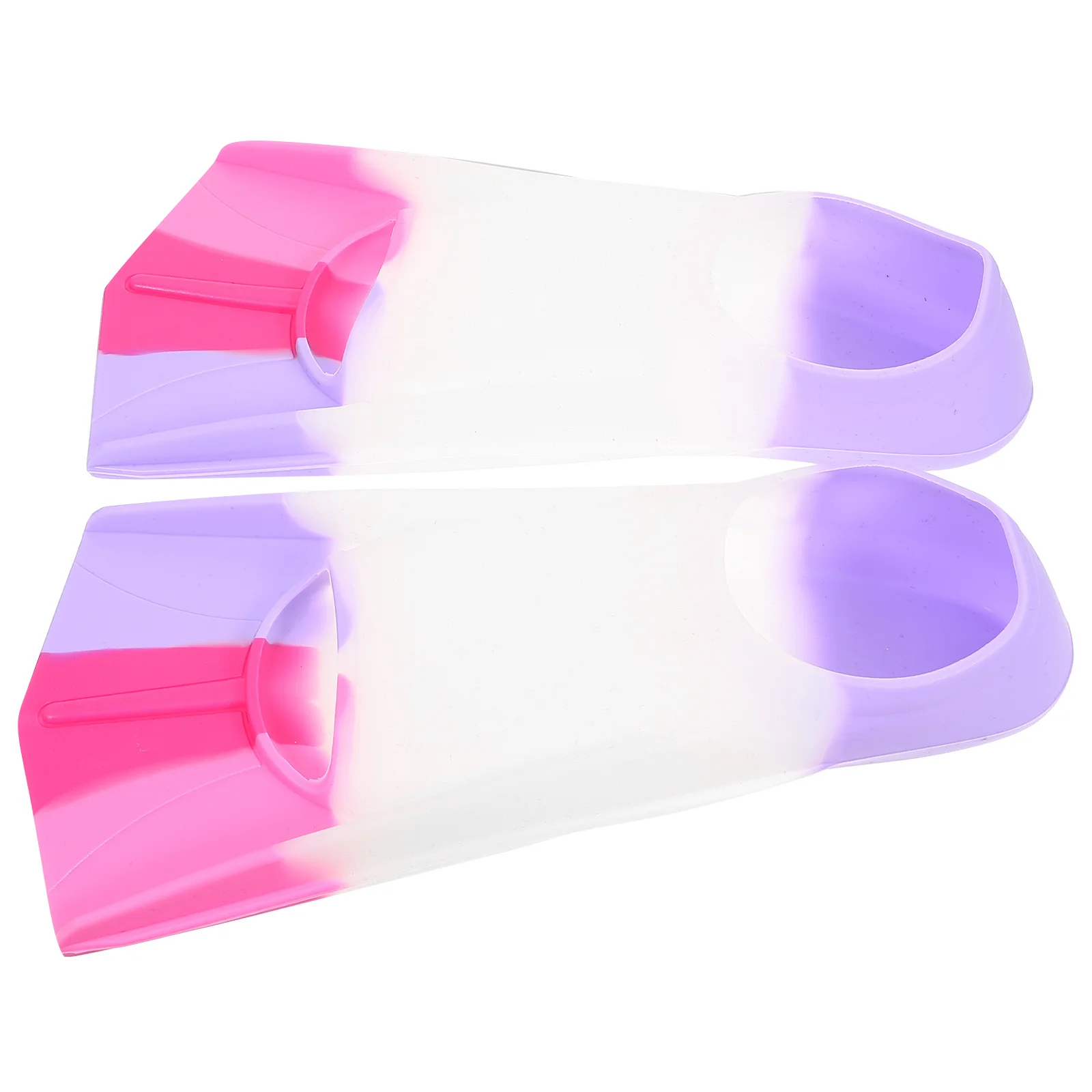 1 قطعة 1 زوج سيليكون كعب مفتوح الزعانف للغطس السباحة التدريب الغوص مروحة شكل زعانف شفرة قصيرة #3