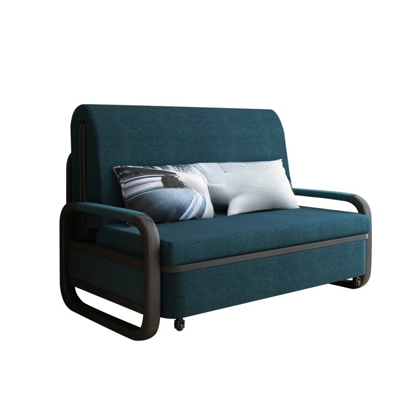 Dual-purpose folding sofa bed multi-function, sofa can be folded and washed for storage, push-pull bed