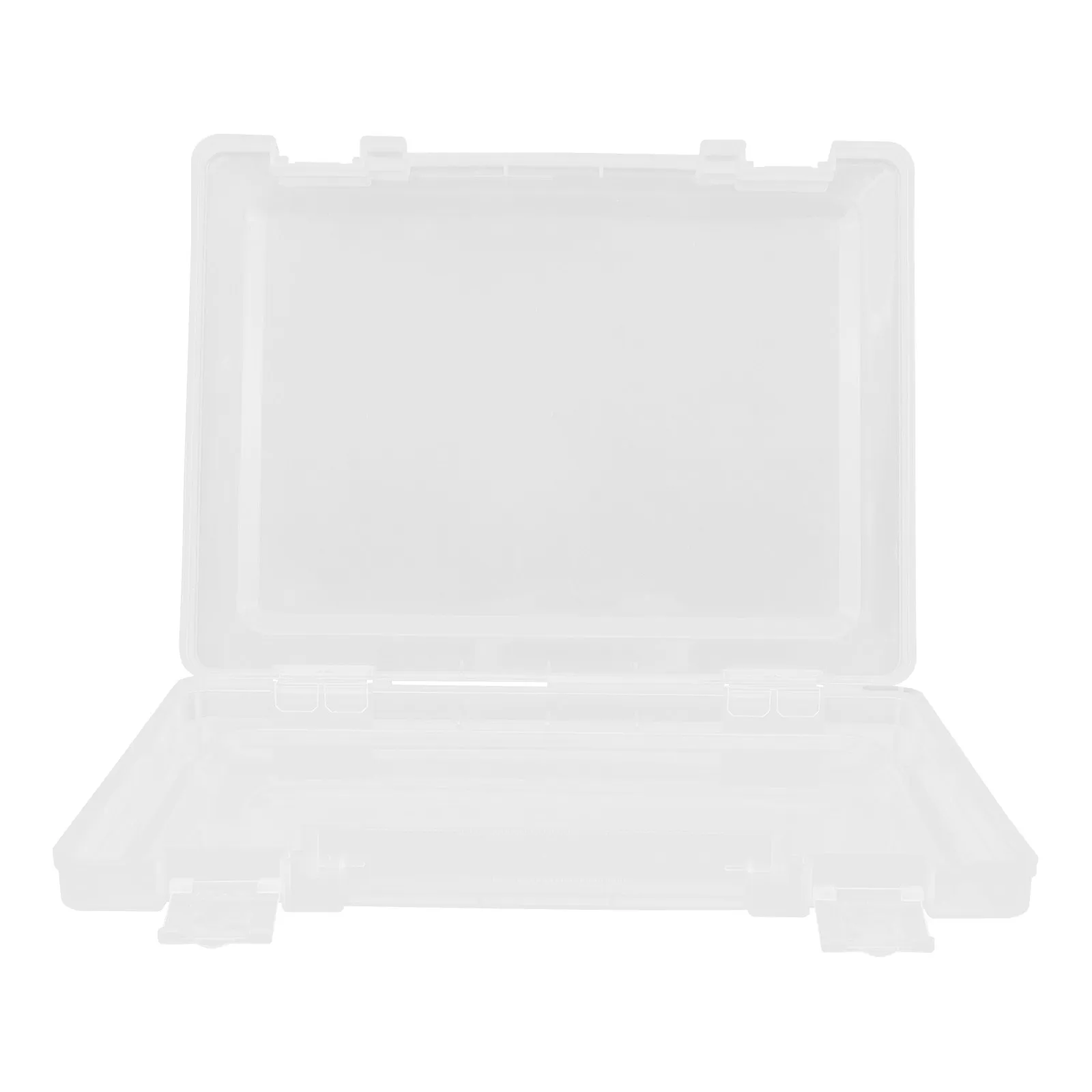 

Transparent Plastic File Box Lightweight Strong Document Organizer for Papers Certificates Magazines Books Office Home Study