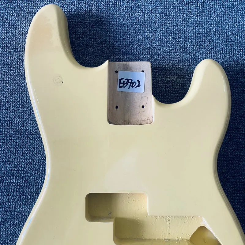 EB902 Electric  Bass Body 4 OR 5 String Version  Solid Wood for Replace and DIY  PJB Pickups Cream Yellow Color