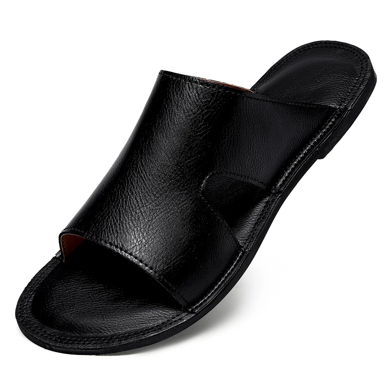 

Premium Genuine Leather Fisherman Slippers Trendy Daily Outdoor Casual Shoes