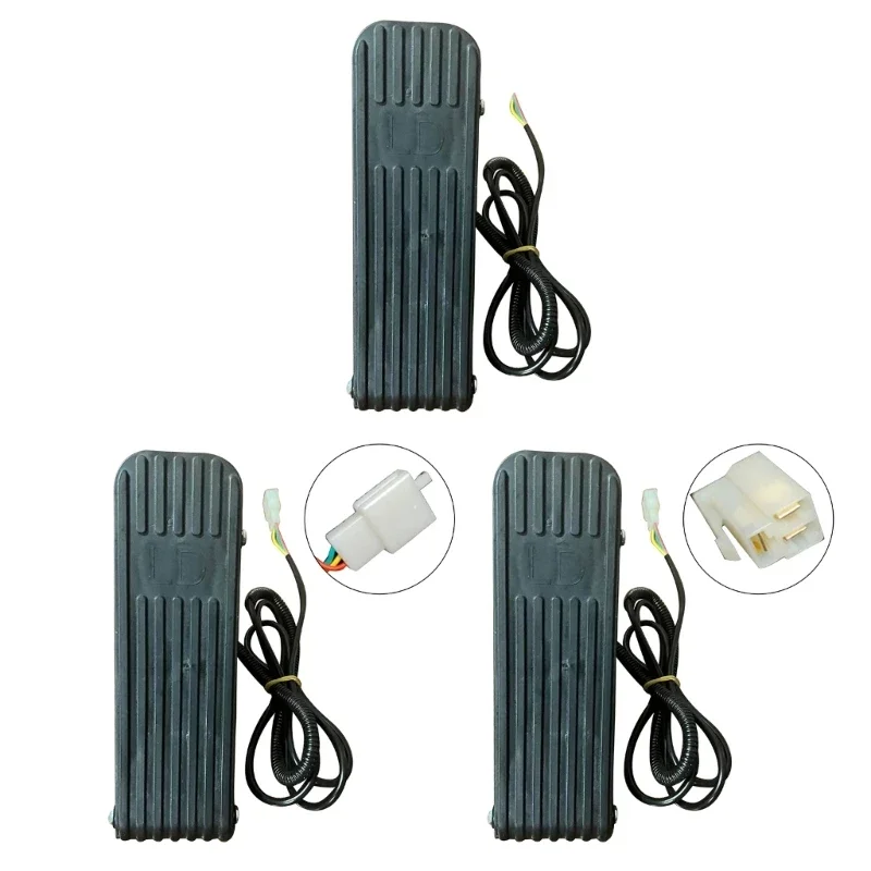 1pc Electric Throttle Pedal Electric Speed Pedal Foot Throttle set Accelerator Speed Control Brake Pedal for Electric Bike