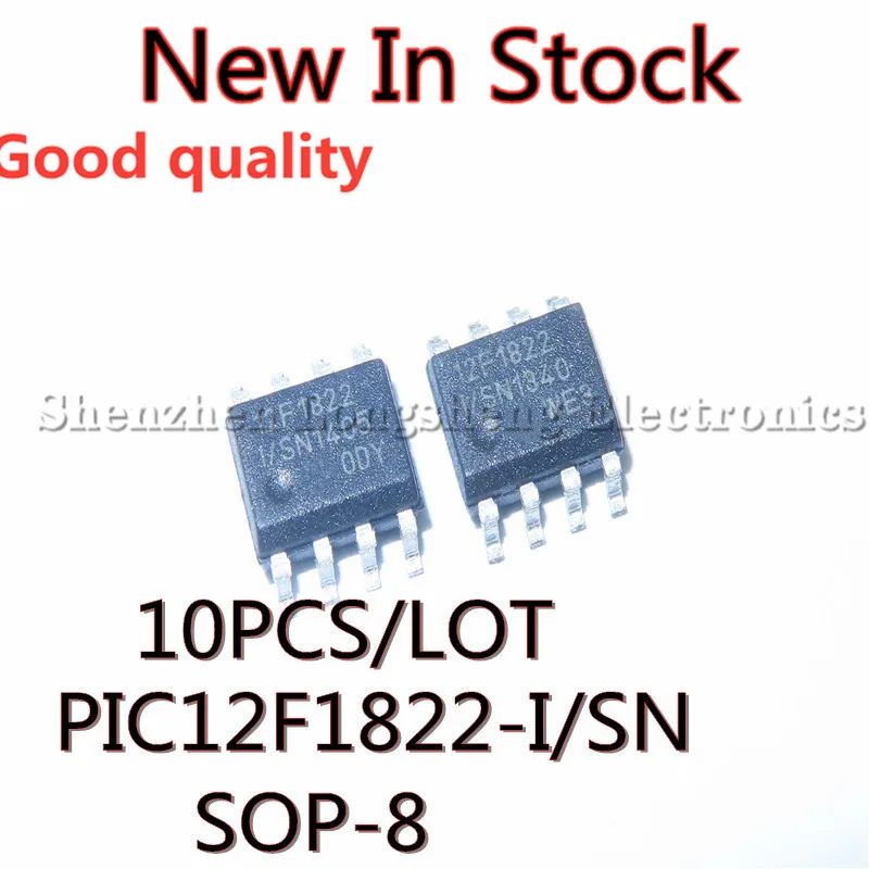 

10 шт./лот PIC12F1822-I/SN PIC12F1822 SOP-8 SMD 8-Bit Microcontroller New в наличии