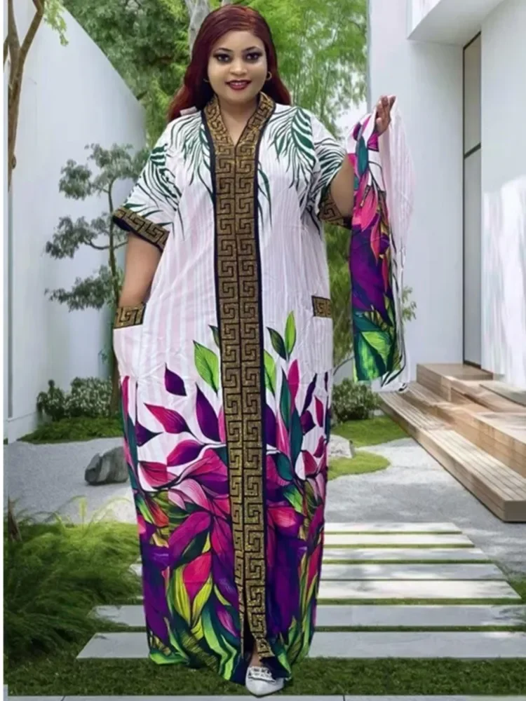 

African Dresses For Women Vetement Femme Dashiki Abaya Maxi Dress Africa Clothes Dashiki Ankara Dresses 2026 Spring Autumn New